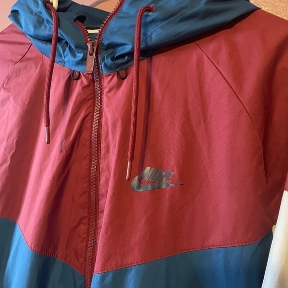 Nike jacket multicolored hooded sz XL - Picture 2 of 9